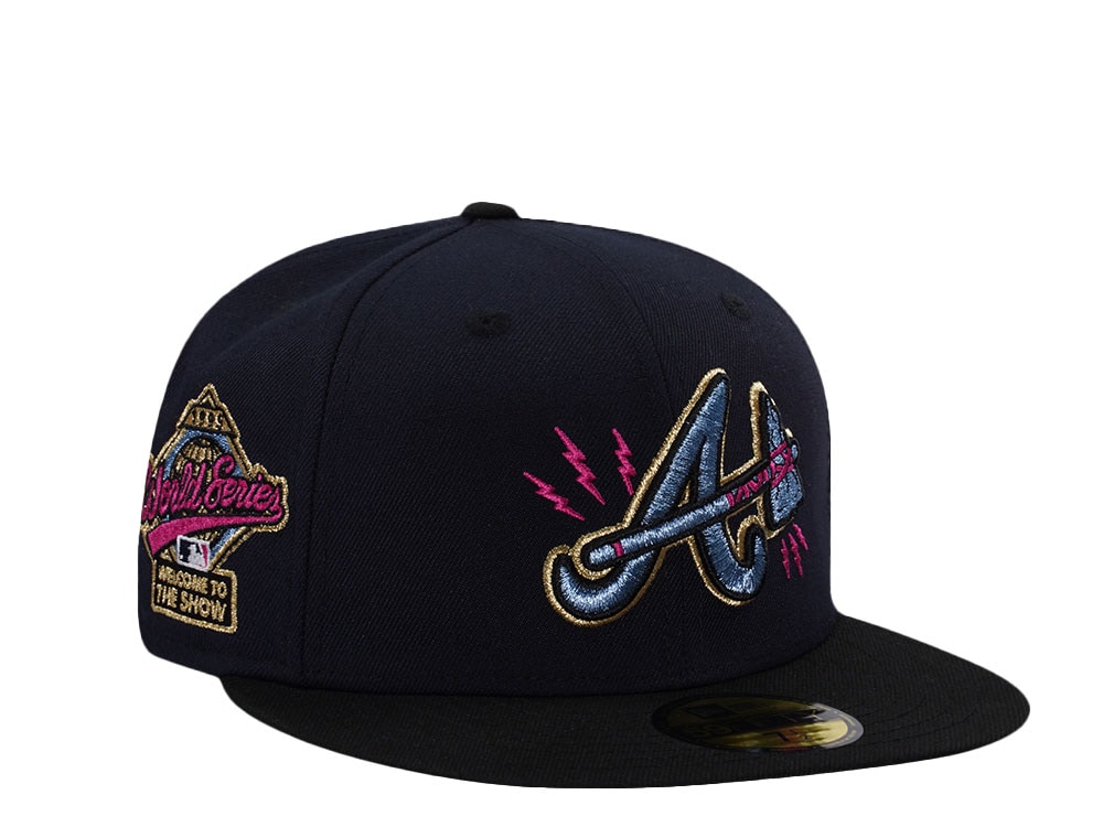 New Era Atlanta Braves World Series 1995 Black Prime Edition 59Fifty Fitted Casquette