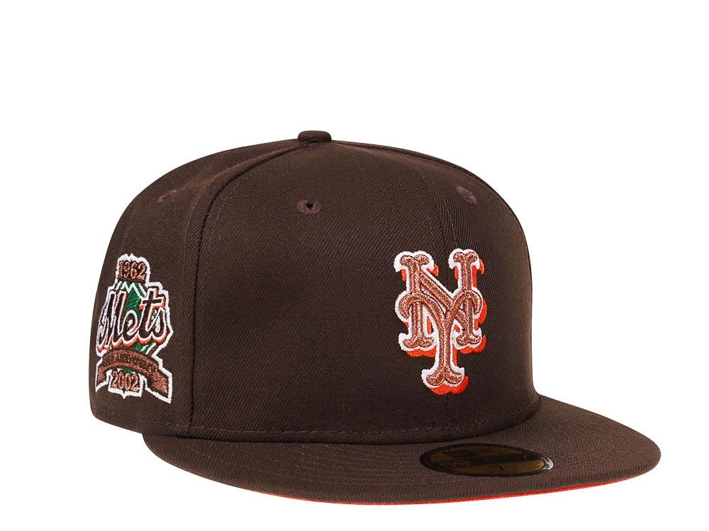 New Era New York Mets 40th Anniversary Copper Coffee Edition 59Fifty Fitted Casquette