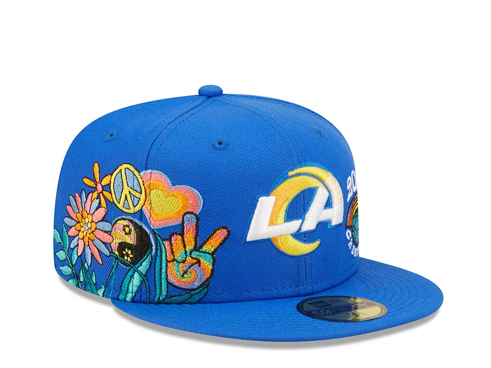 New Era Los Angeles Rams 2000 Champions - Blue Groovy Edition 59Fifty Fitted Casquette