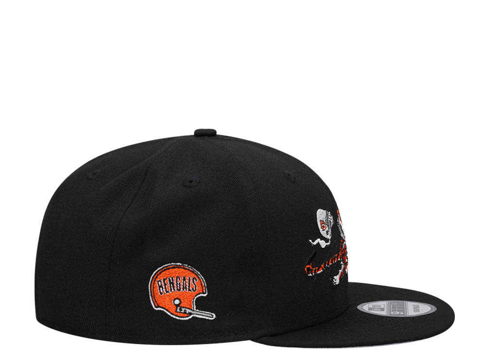 New Era Cincinnati Bengals All Black Prime Edition 9Fifty Snapback Casquette