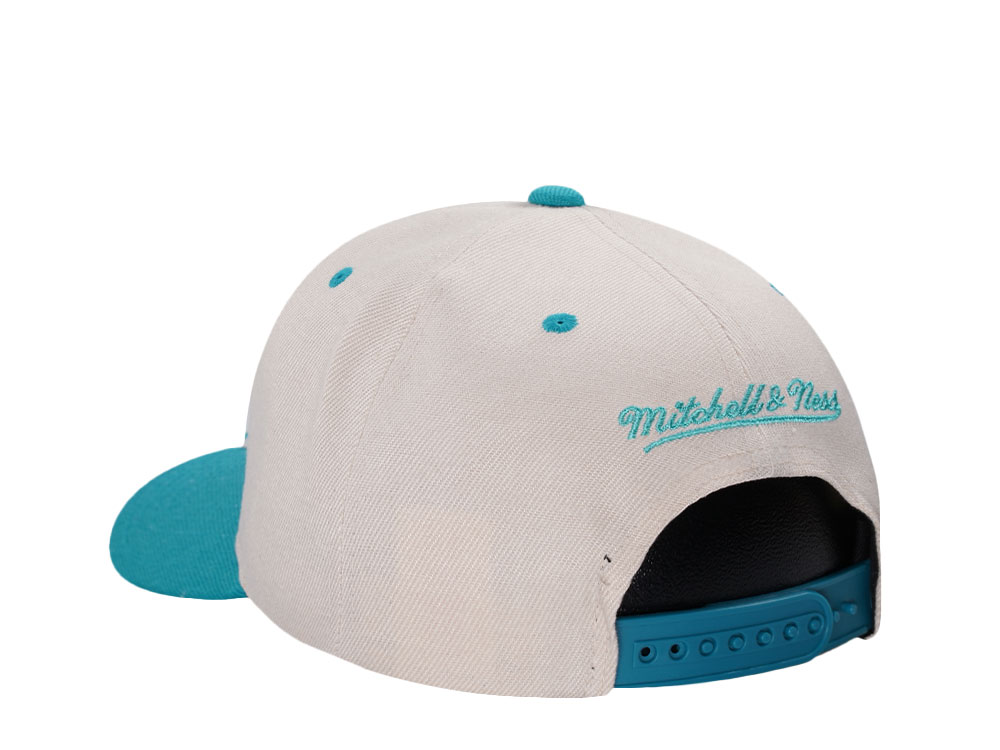Mitchell & Ness San Jose Sharks Chrome Two Tone Pro Crown Fit Snapback Casquette