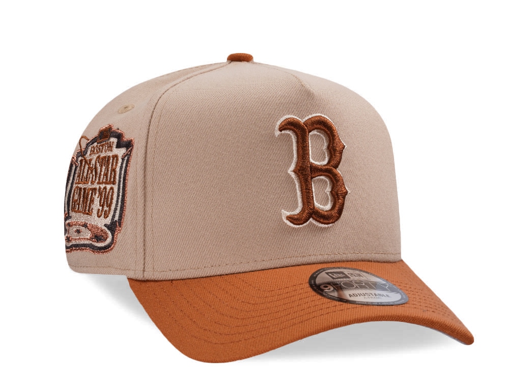 New Era Boston Red Sox All Star Game 1999 Pumpkin Spice Edition 9Forty A Frame Snapback Casquette
