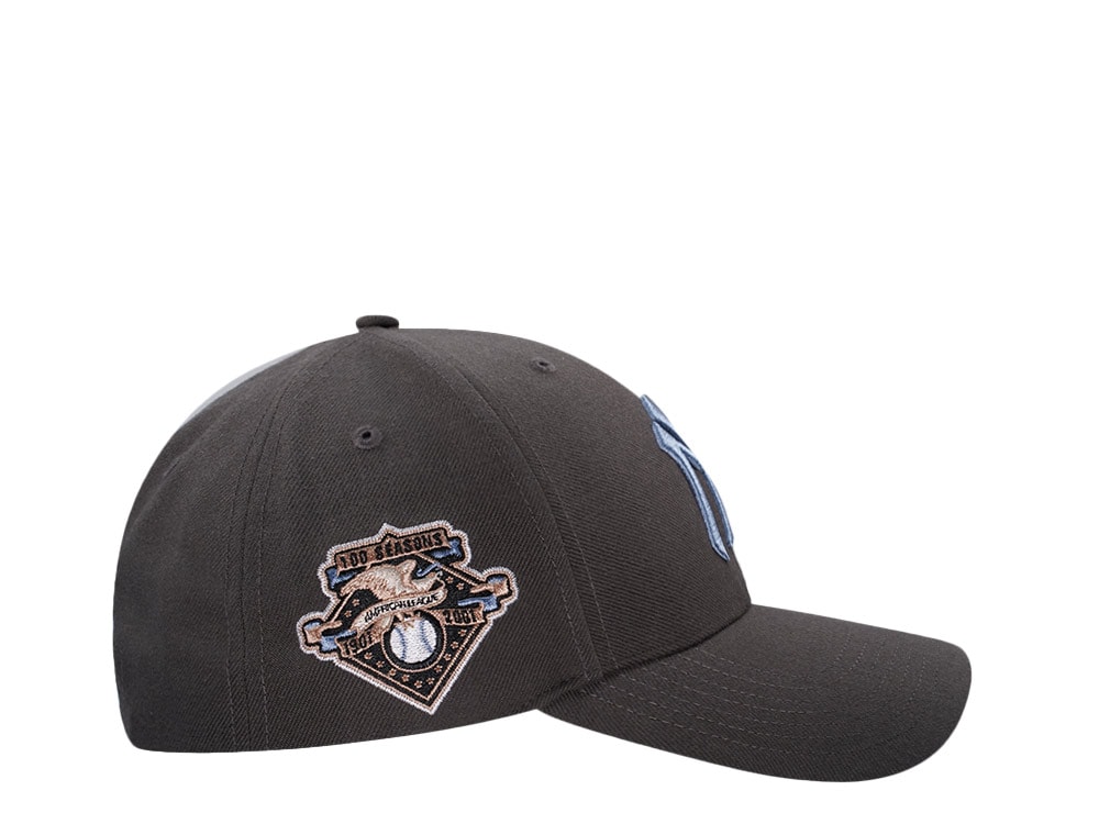 47Brand New York Yankees 100 Seasons American League Graphite Sure Shot MVP Snapback Casquette