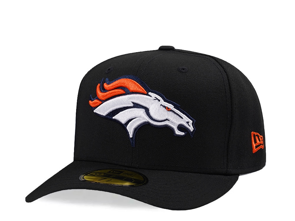 New Era Denver Broncos Black Prime Edition Pre Curved 59Fifty Fitted Casquette