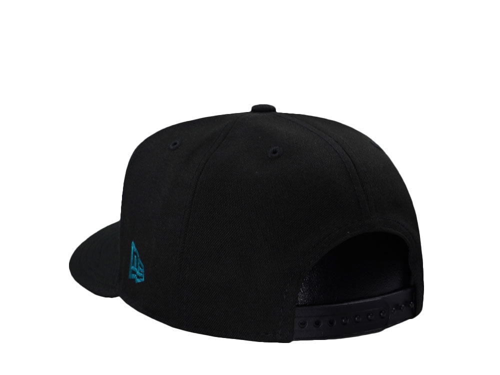 New Era Charlotte Hornets Black Classic Edition 9Fifty A Frame Snapback Casquette