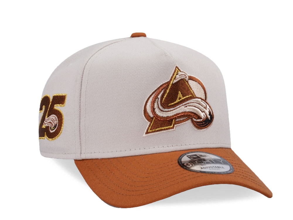 New Era Colorado Avalanche 25th Anniversary Chrome Two Tone Edition 9Forty A Frame Snapback Casquette