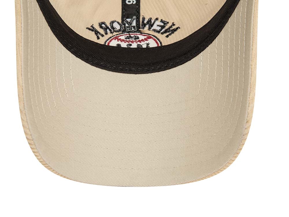 New Era Logo Cord Beige 9Twenty Strapback Casquette