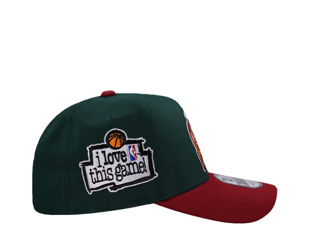 New Era Seattle Supersonics Love this Game Dark Green Two Tone Edition 9Forty A Frame Snapback Casquette