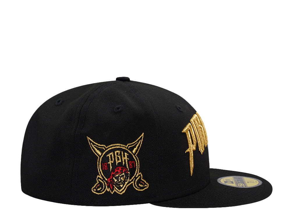 New Era Pittsburgh Pirates National League Debut 1887 Black Prime Edition 59Fifty Fitted Casquette