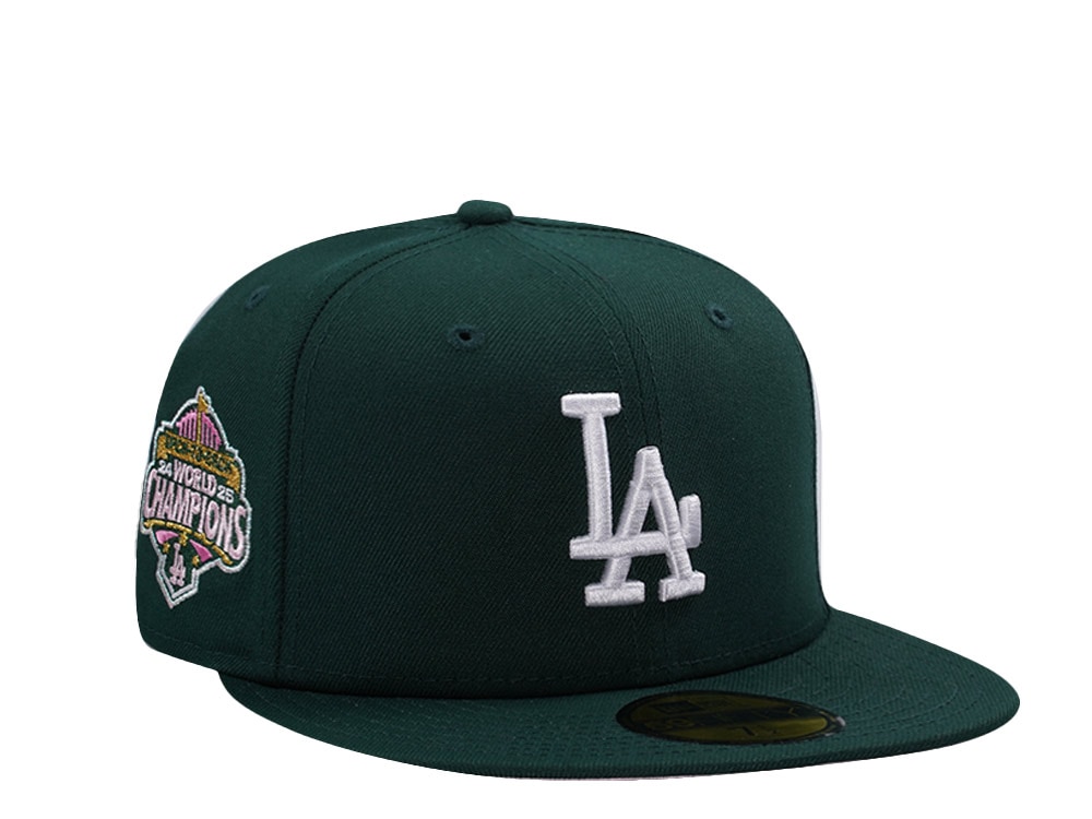 New Era Los Angeles Dodgers World Series 2025 Dark Green Prime Edition 59Fifty Fitted Casquette