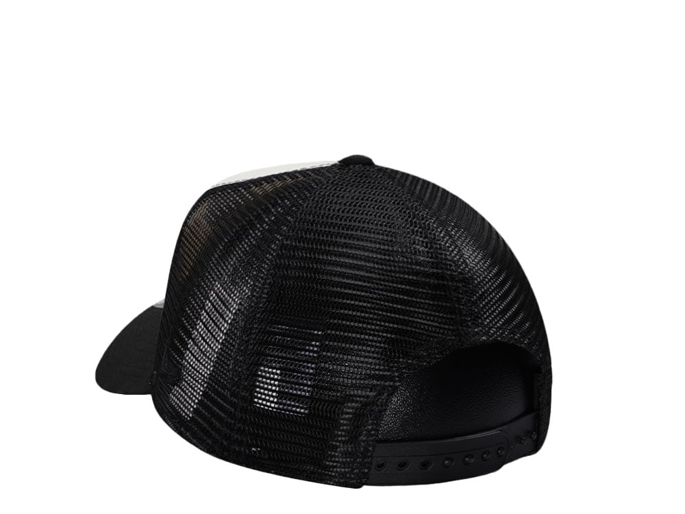 New Era Miami Heat White 9Forty A Frame Trucker Snapback Casquette