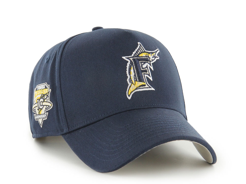 47Brand Miami Marlins Cooperstown Navy Edition MVP Snapback Casquette