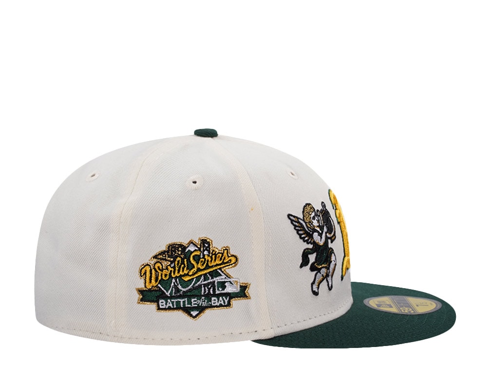 New Era Oakland Athletics World Series 1989 Cupid Chrome Two Tone Edition 59Fifty Fitted Casquette