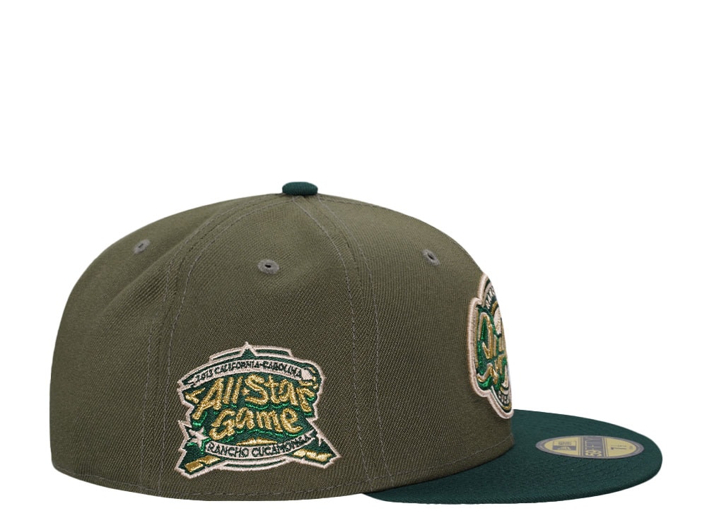 New Era Rancho Cucamonga Quakes All Star Game 2015 Sneaky Olive Two Tone Edition 59Fifty Fitted Casquette
