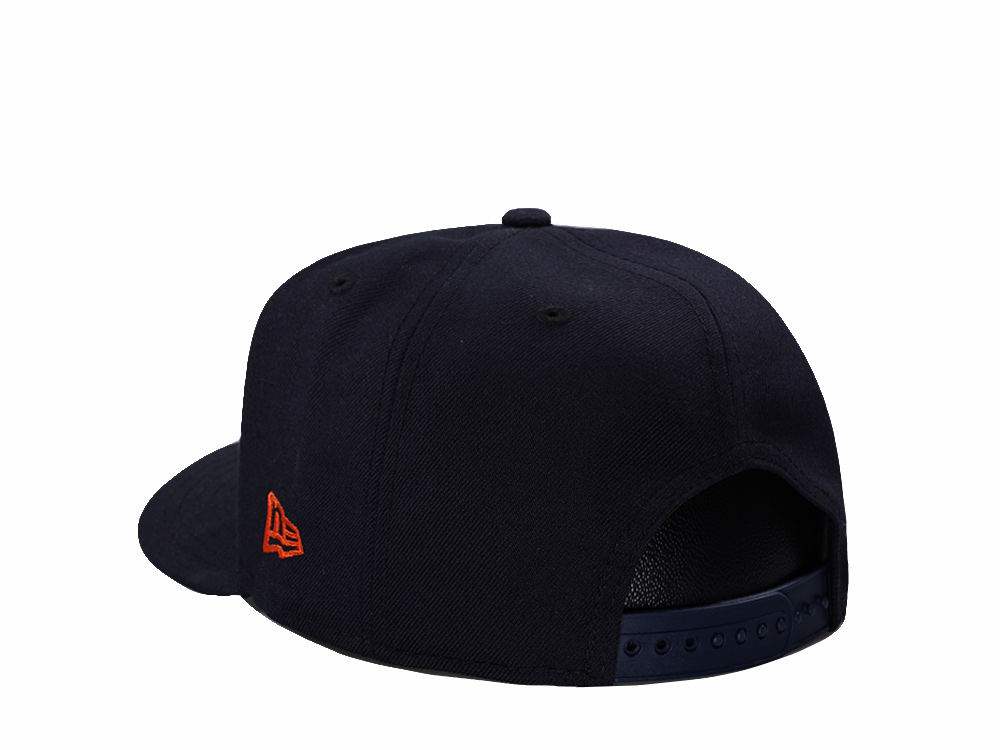 New Era Detroit Tigers 125th Anniversary Script Navy Prime Edition 9Fifty A Frame Snapback Casquette