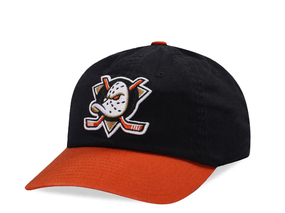 American Needle Anaheim Ducks Blue Line Black Snapback Casquette