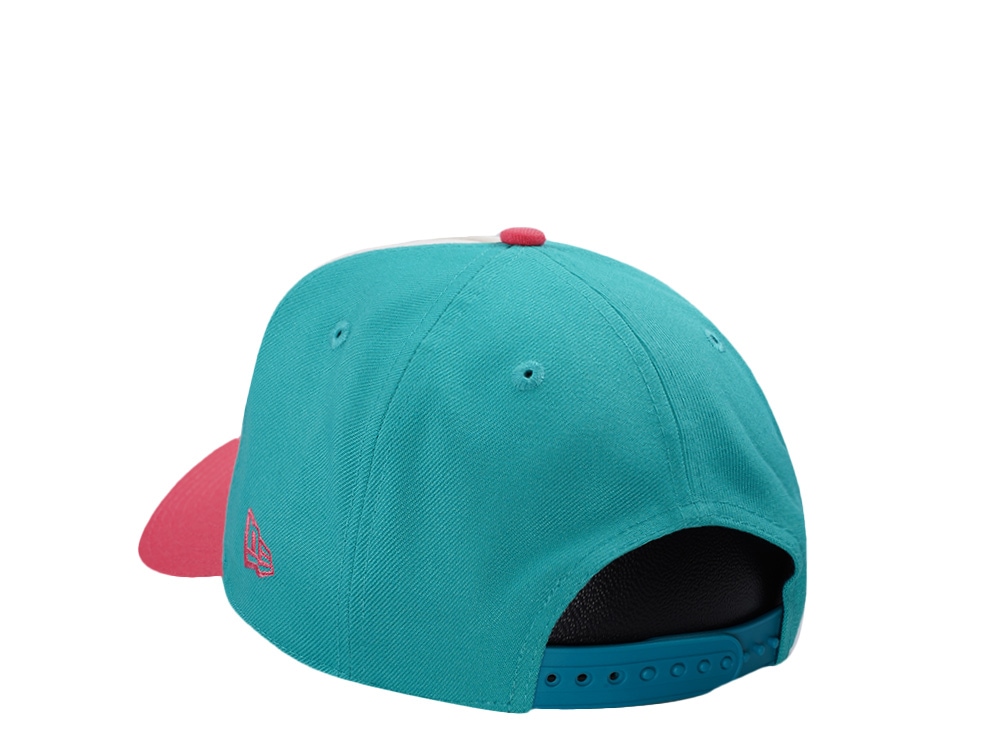 New Era Miami Heat Coral Two Tone Edition 9Forty A Frame Snapback Casquette