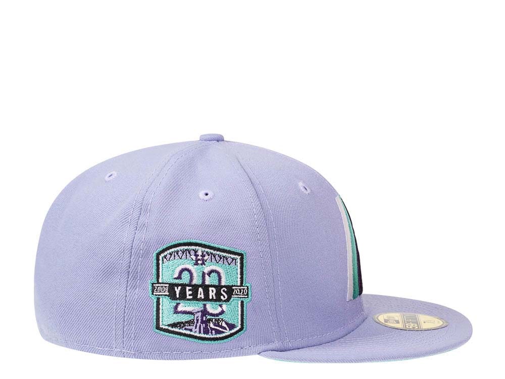 New Era Houston Astros 20th Anniversary Lavender Edition 59Fifty Fitted Casquette
