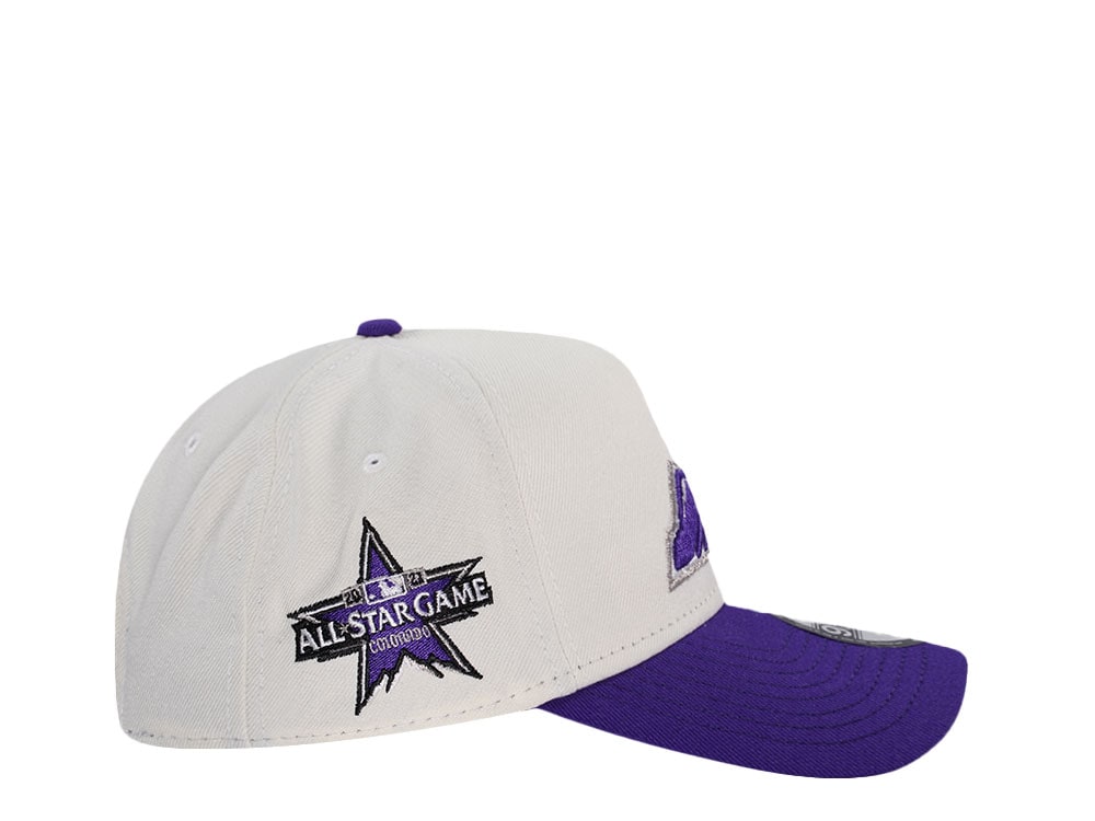 New Era Colorado Rockies All Star Game 2023 Chrome Two Tone Edition 9Forty A Frame Snapback Casquette
