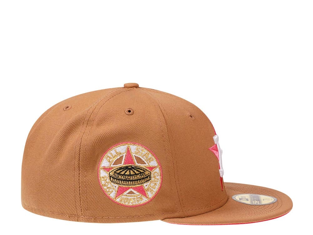 New Era Houston Astros All Star Game 1968 Wheat Lava Edition 59Fifty Fitted Casquette
