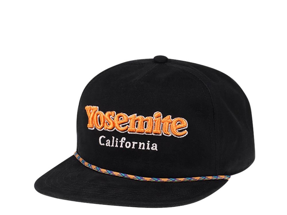 American Needle Yosemite National Park Coachella Black Snapback Casquette