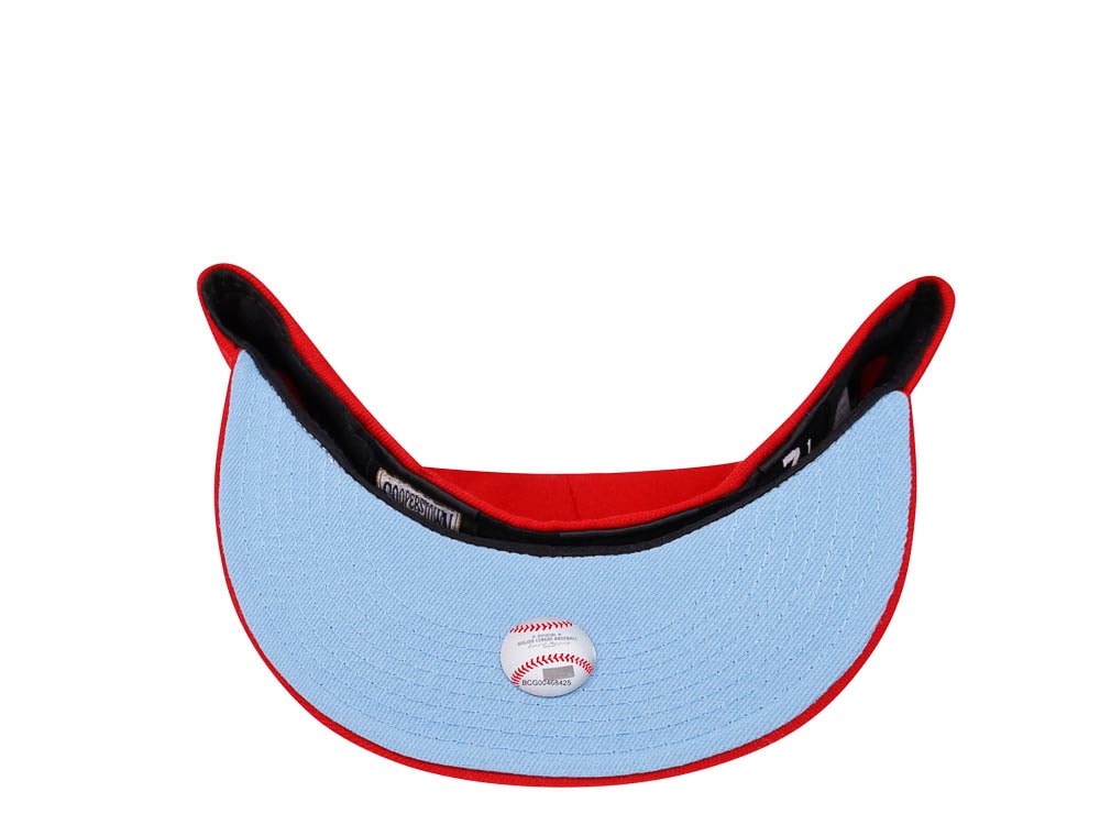 New Era New York Mets World Series 2000 Red Glacier Blue Edition 59Fifty Fitted Casquette