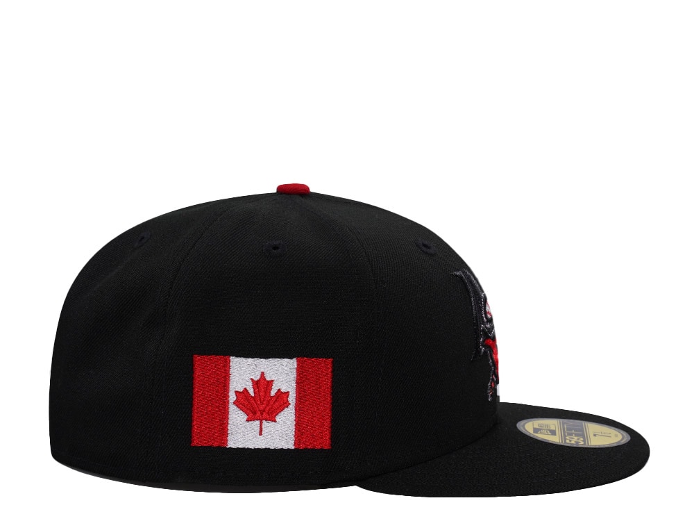 New Era Medicine Hat Blue Jays Canada Black Prime Edition 59Fifty Fitted Casquette