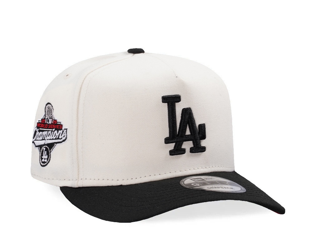 New Era Los Angeles Dodgers World Series Champions 2025 Chrome Two Tone Edition 9Fifty A Frame Snapback Casquette
