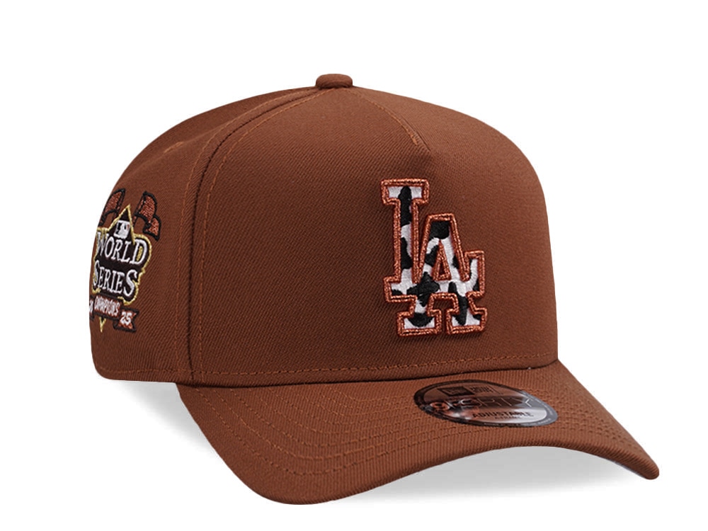 New Era Los Angeles Dodgers World Series Champions 2025 Tiramisu Prime Edition 9Forty A Frame Snapback Casquette