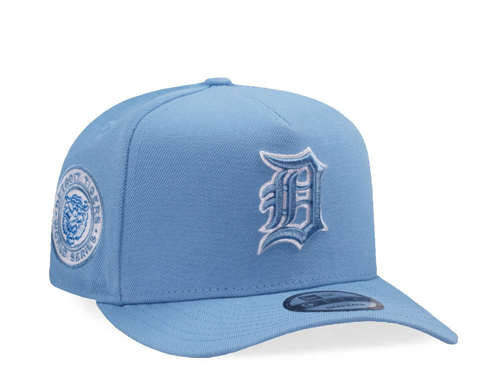 New Era Detroit Tigers World Series 1968 Sky Blue Prime Edition 9Fifty A Frame Snapback Casquette