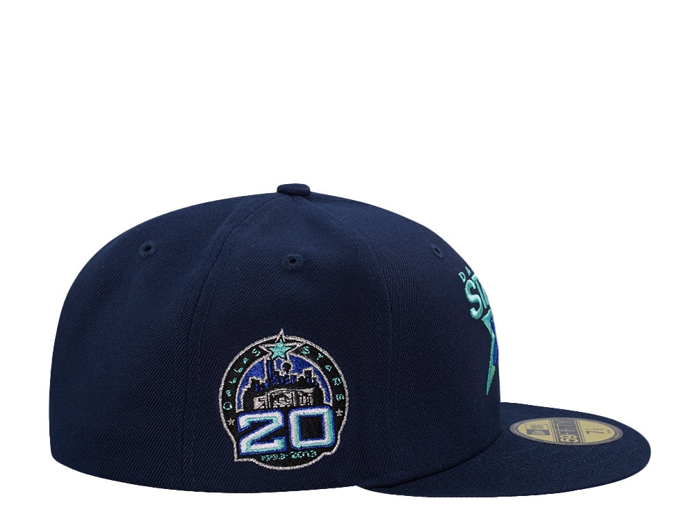 New Era Dallas Stars 20th Anniversary Ocean Blue Prime Edition 59Fifty Fitted Casquette