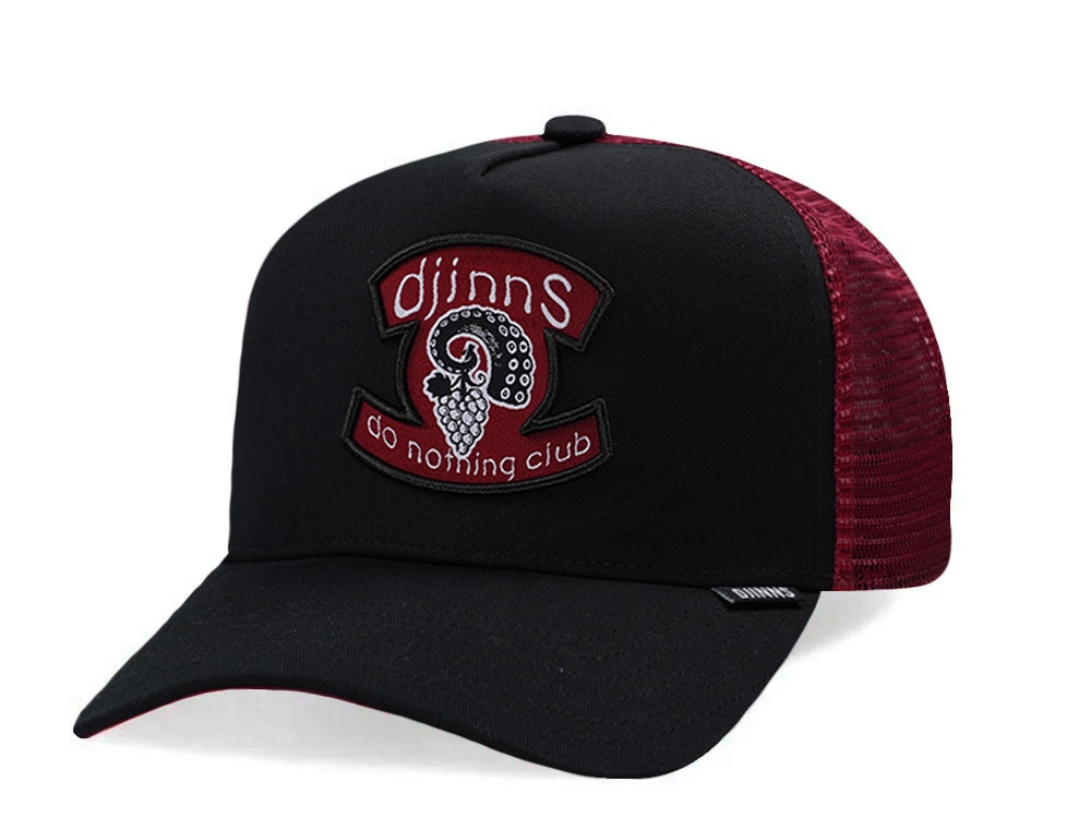 Djinns HFT OctoGrape Black Trucker Snapback Casquette