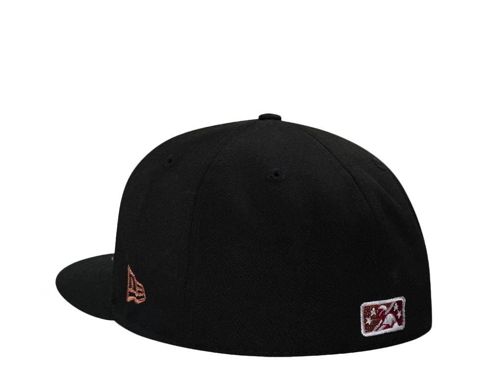 New Era Yakima Bears Black Throwback Edition 59Fifty Fitted Casquette