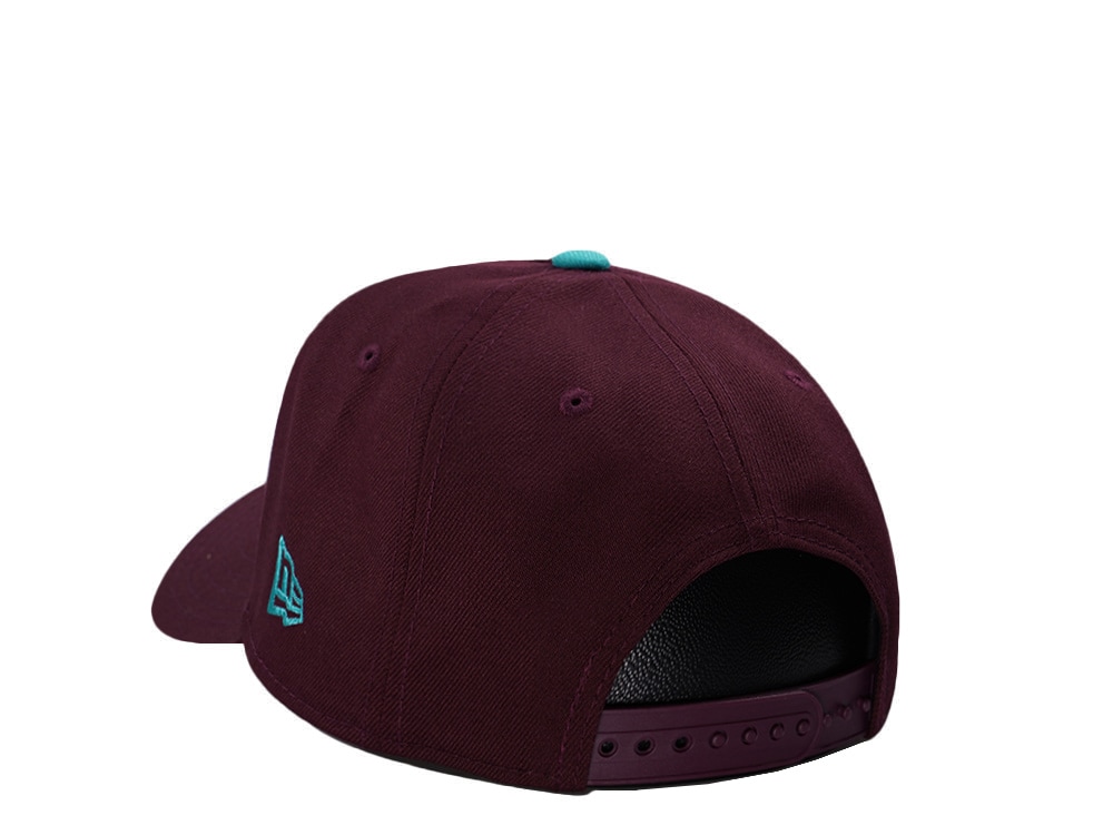 New Era Anaheim Ducks 30th Anniversary Maroon Prime Edition 9Forty A Frame Snapback Casquette