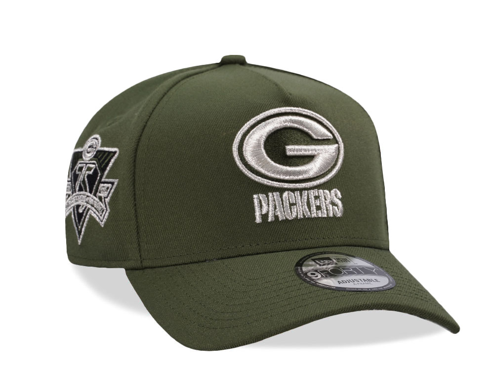 New Era Green Bay Packers 75th Anniversary Green Realtree Edition 9Forty A Frame Snapback Casquette