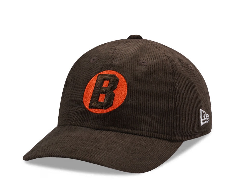 New Era Baltimore Black Sox Corduroy Brown Prime Edition 9Twenty Adjustable Casquette