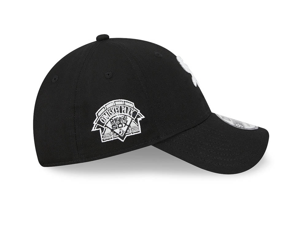 New Era Chicago White Sox Comiskey Park Traditions Black 9Forty Strapback Casquette