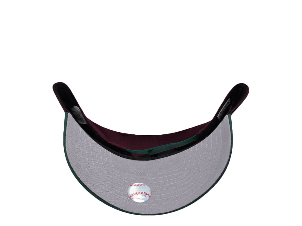 New Era Boston Red Sox World Series 1967 Maroon Two Tone Edition 9Forty A Frame Snapback Casquette