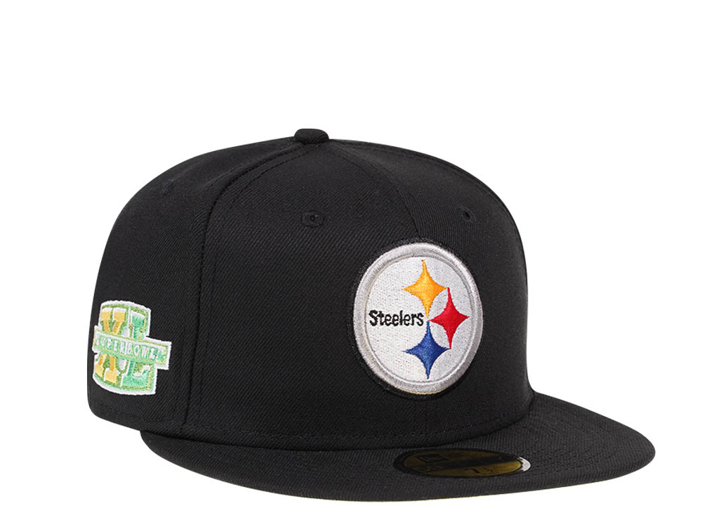 New Era Pittsburgh Steelers Citruspop Patch Super Bowl XL 59fifty Fitted Casquette