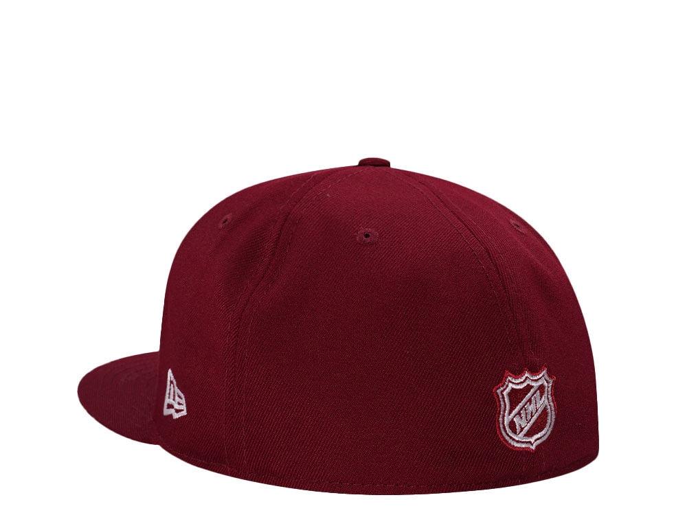 New Era New York Rangers 70th Anniversary Smooth Red Throwback Edition 59Fifty Fitted Casquette