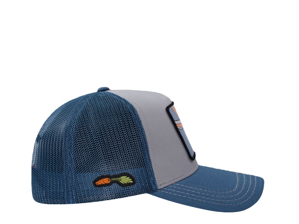 Capslab Looney Tunes Bugs Bunny Gray Trucker Snapback Casquette