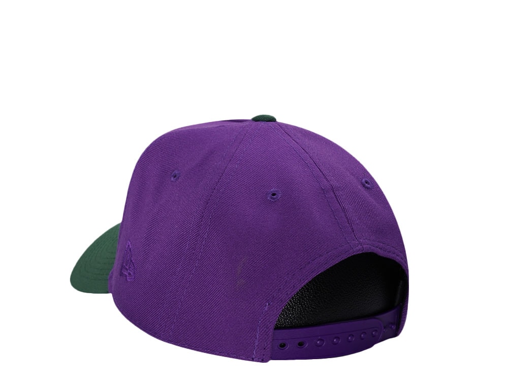 New Era Tampa Smokers Purple Gold Two Tone Edition 9Forty A Frame Snapback Casquette