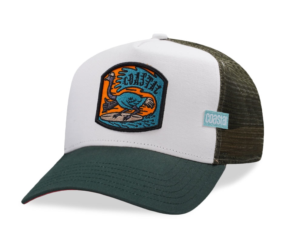 Djinns HFT Surf Ostrich Two Tone Trucker Snapback Casquette