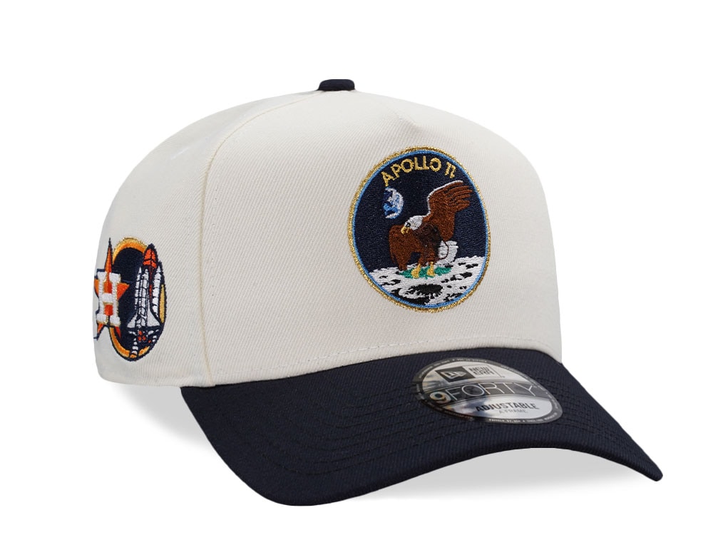 New Era Houston Astros Apollo 11 Chrome Two Tone Edition 9Forty A Frame Snapback Casquette