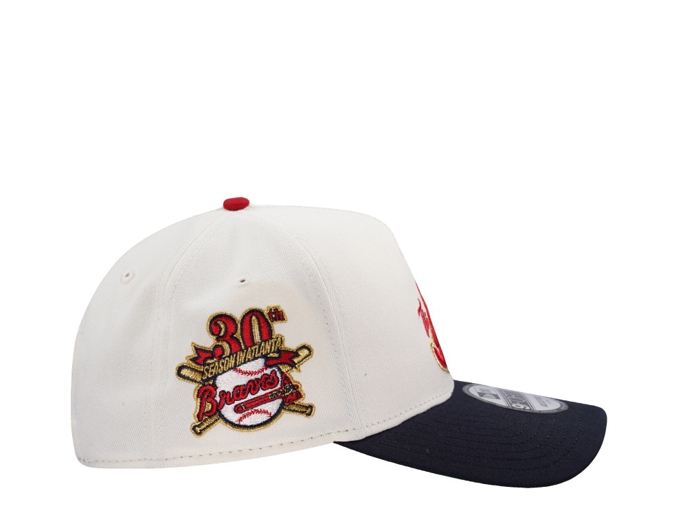 New Era Atlanta Braves 30th Anniversary Chrome Two Tone Edition 9Forty A Frame Snapback Casquette