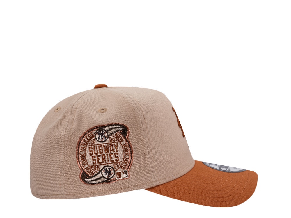 New Era New York Mets World Series 2000 Pumpkin Spice Edition 9Forty A Frame Snapback Casquette