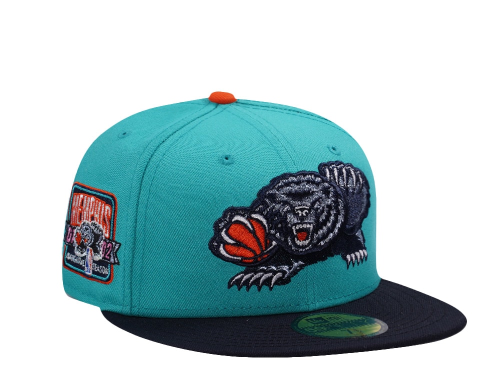 New Era Memphis Grizzlies Inaugural Season Teal Two Tone Edition 59Fifty Fitted Casquette