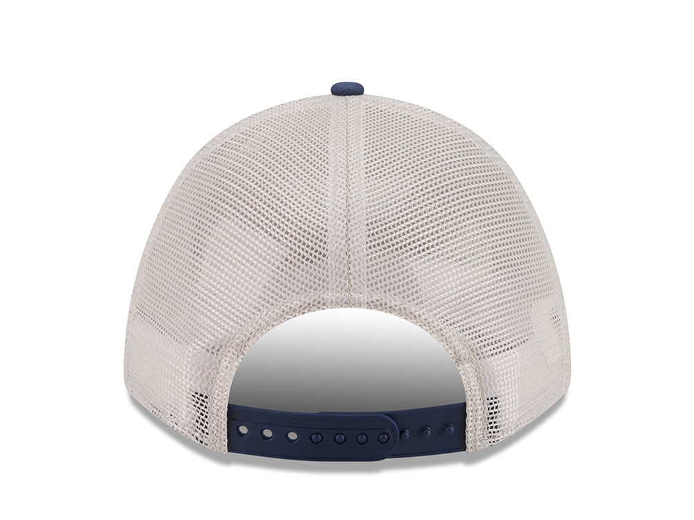 New Era New York Yankees Frayed Patch Stone Two Tone Edition 9Forty M Crown A Frame Trucker Snapback Casquette
