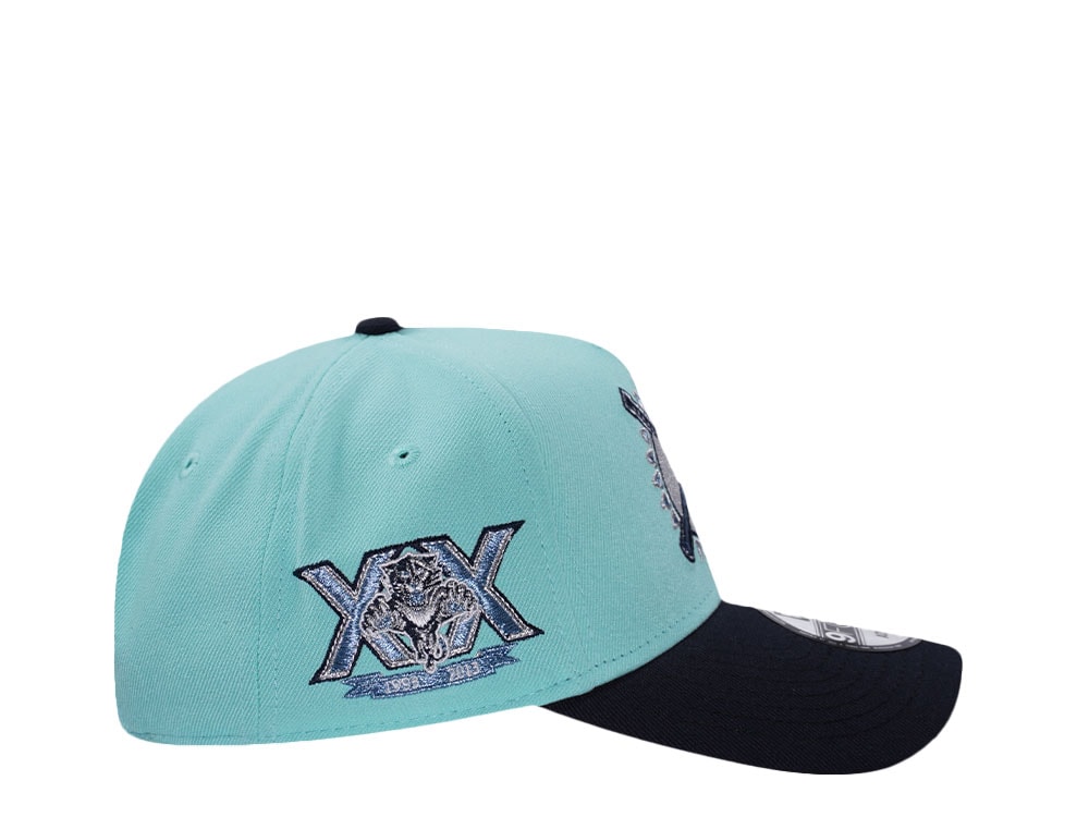 New Era Florida Panthers 20th Anniversary Tint Blue Two Tone Edition 9Forty A Frame Snapback Casquette