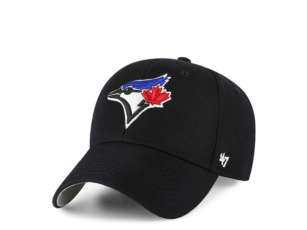 47Brand Toronto Blue Jays Black Classic Strapback Casquette